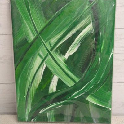 11x14 Brushwork in Green