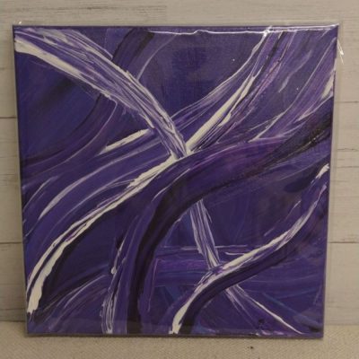 14x14 Brushwork in Purple